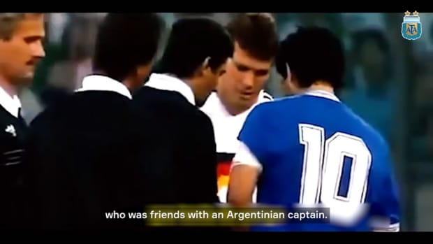 Maradona’s iconic 1986 shirt returns to Argentina